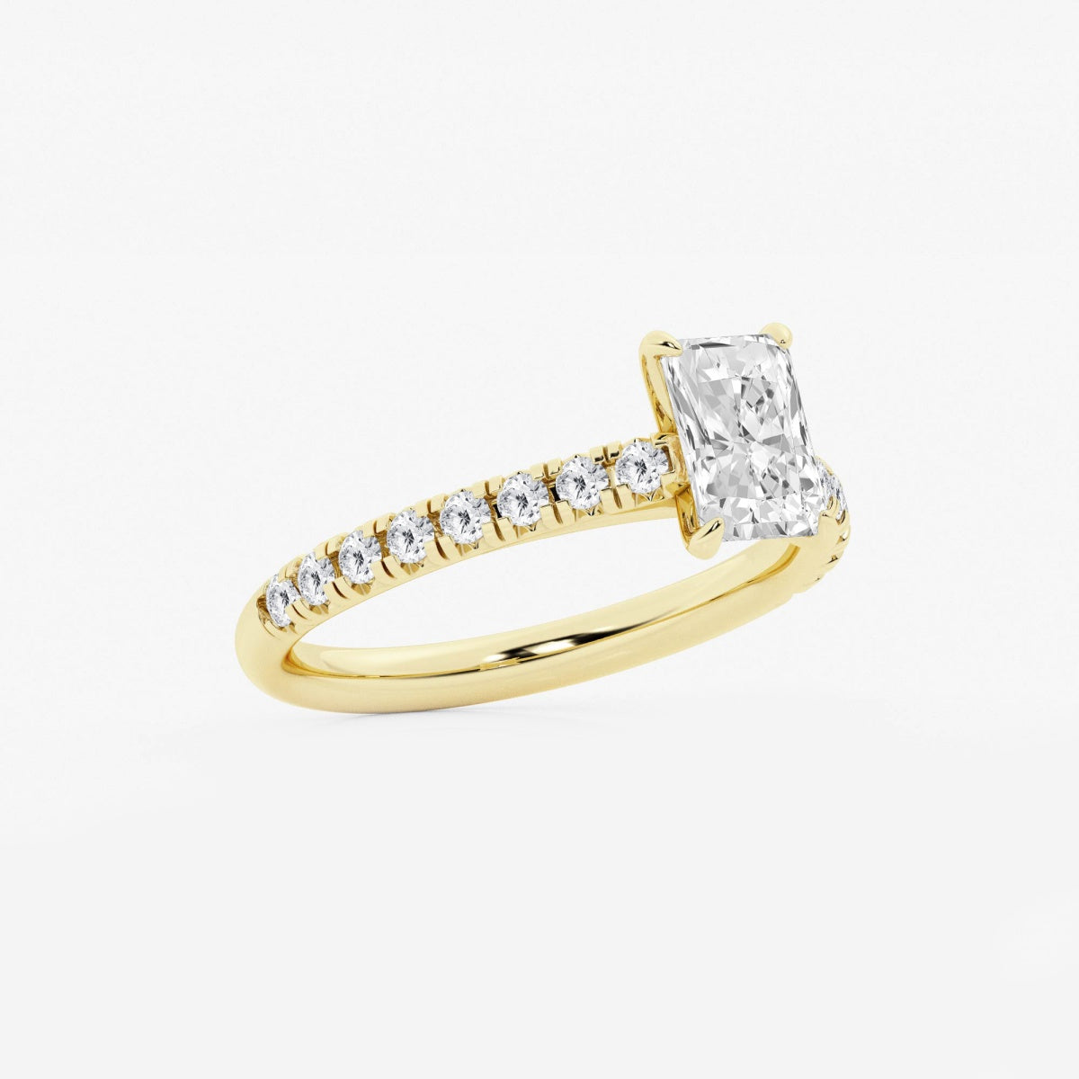 Estelle - French Pave Elegance Engagement Ring