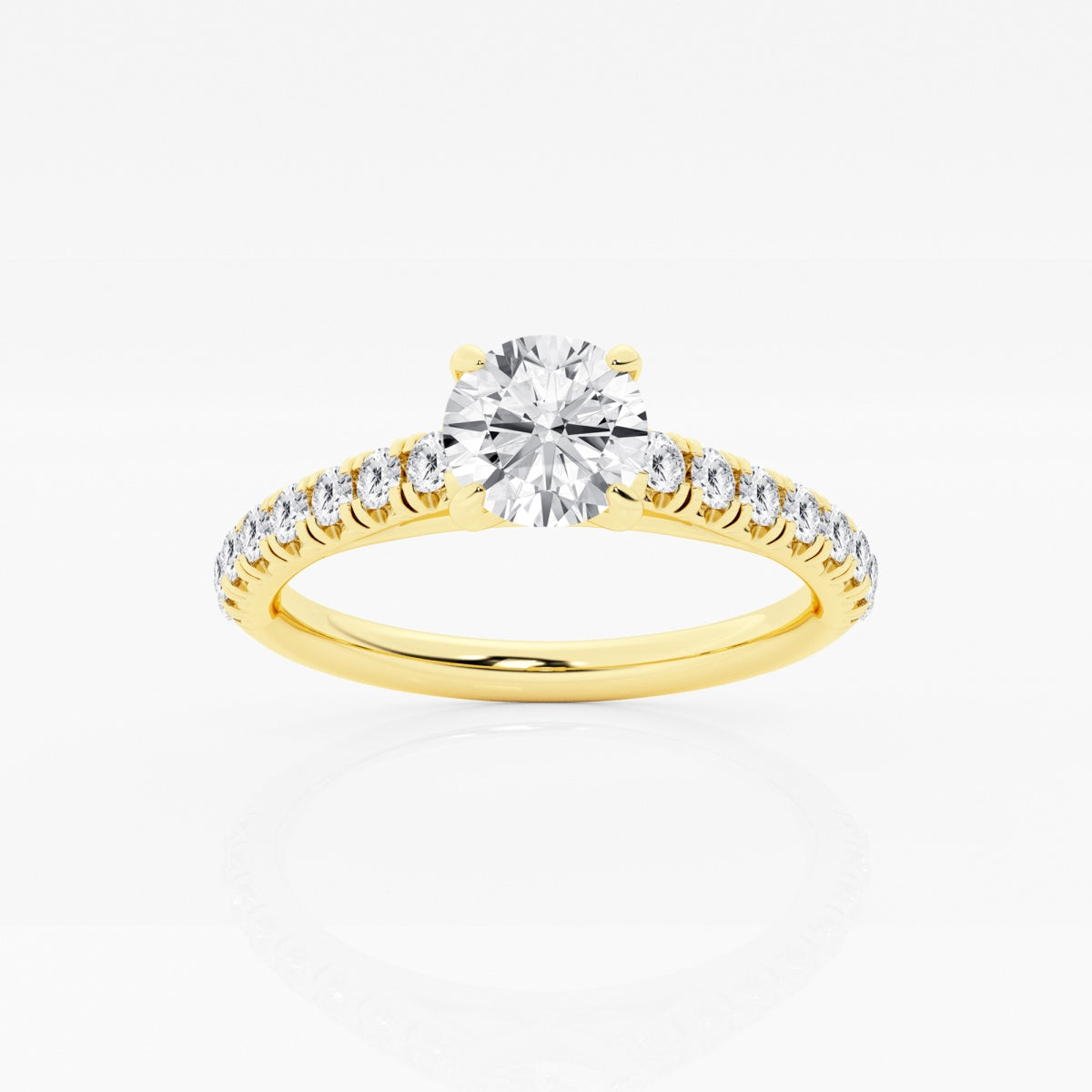 Estelle - French Pave Elegance Engagement Ring