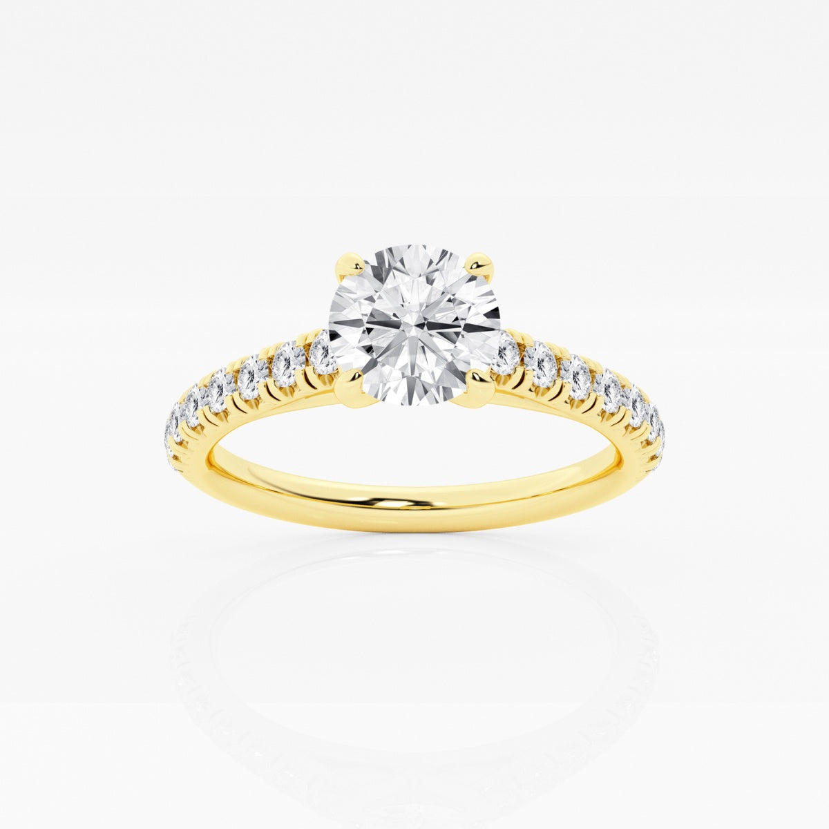 Estelle - French Pave Elegance Engagement Ring