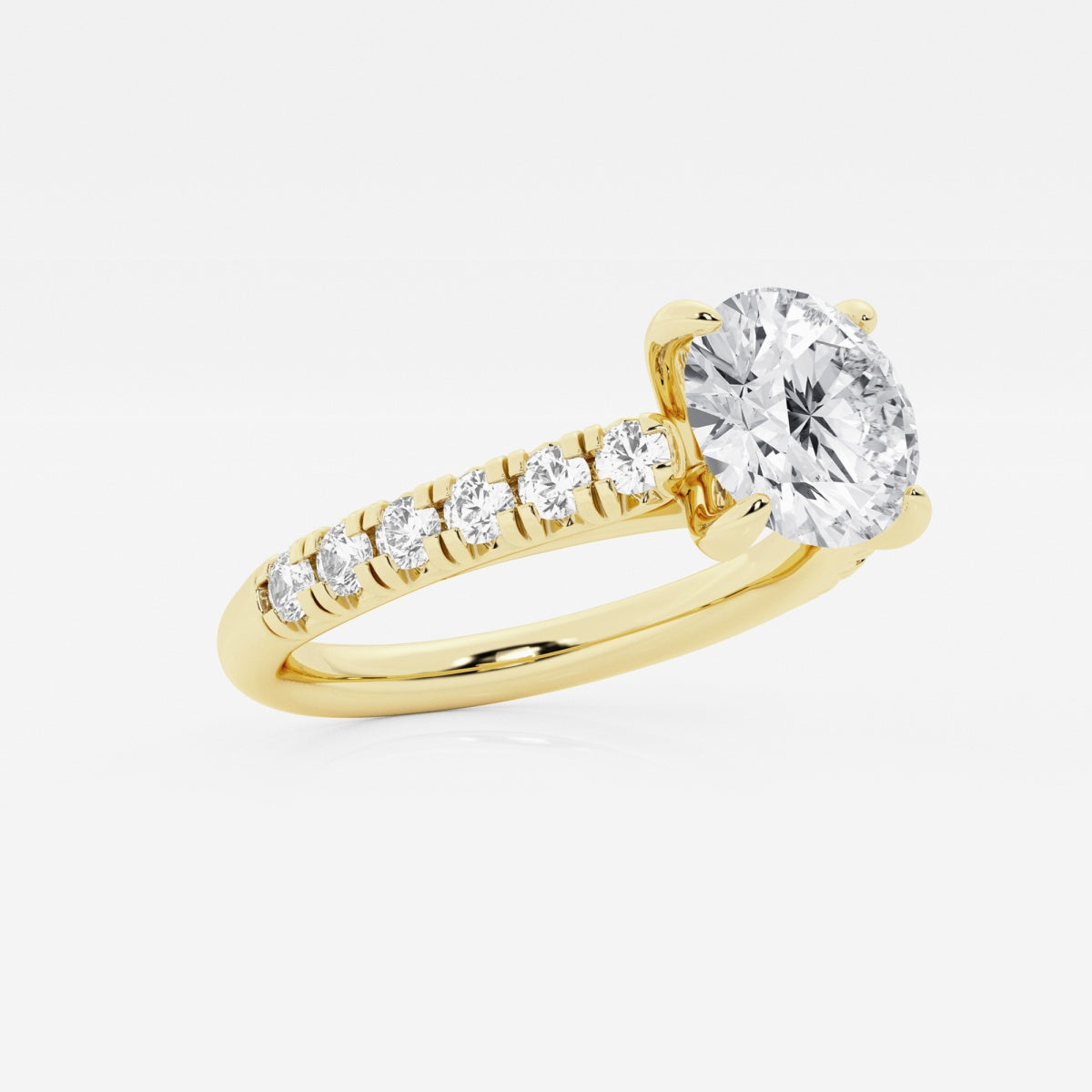 Estelle - French Pave Elegance Engagement Ring