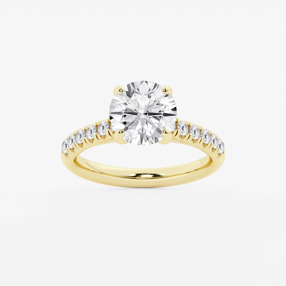 Estelle - French Pave Elegance Engagement Ring