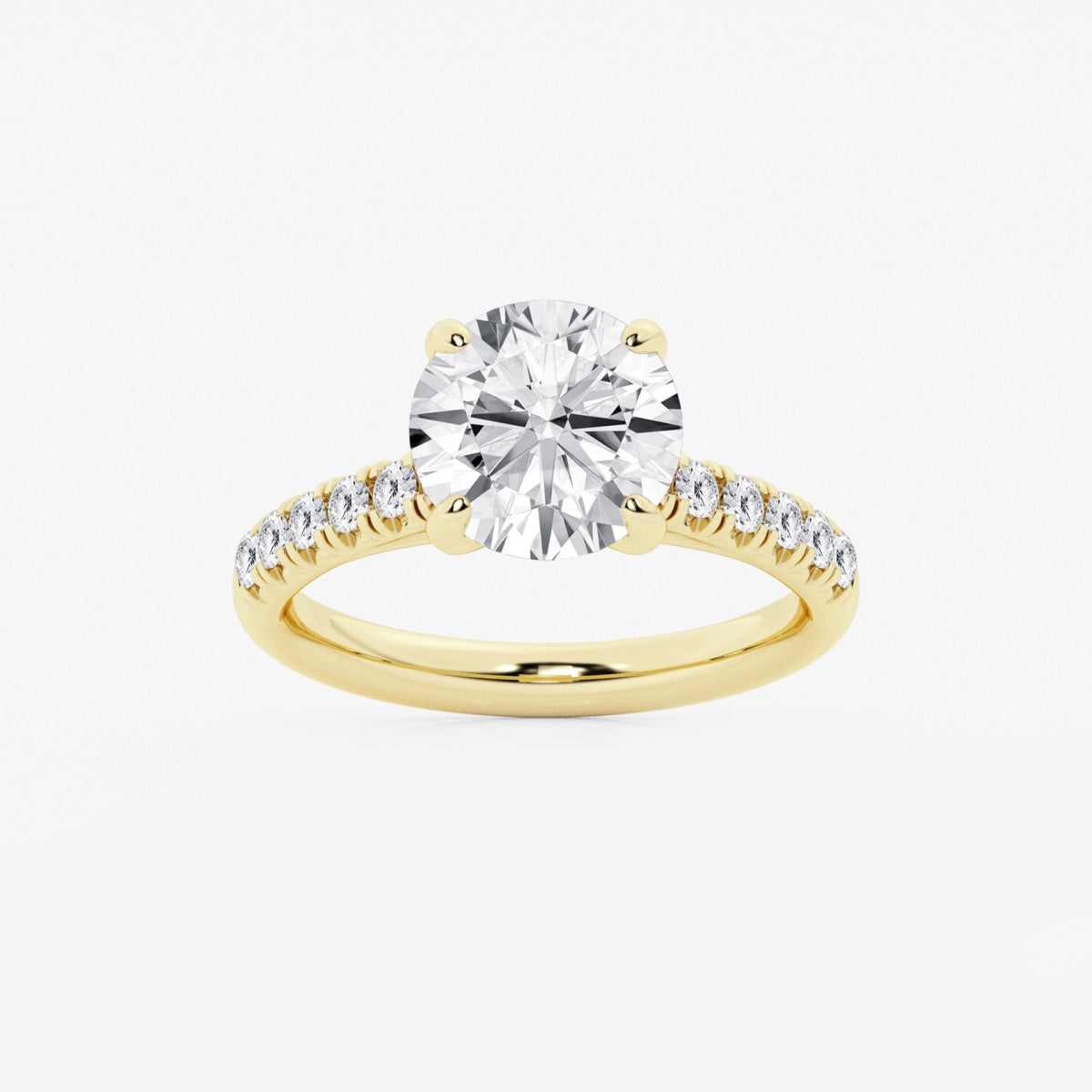 Estelle - French Pave Elegance Engagement Ring