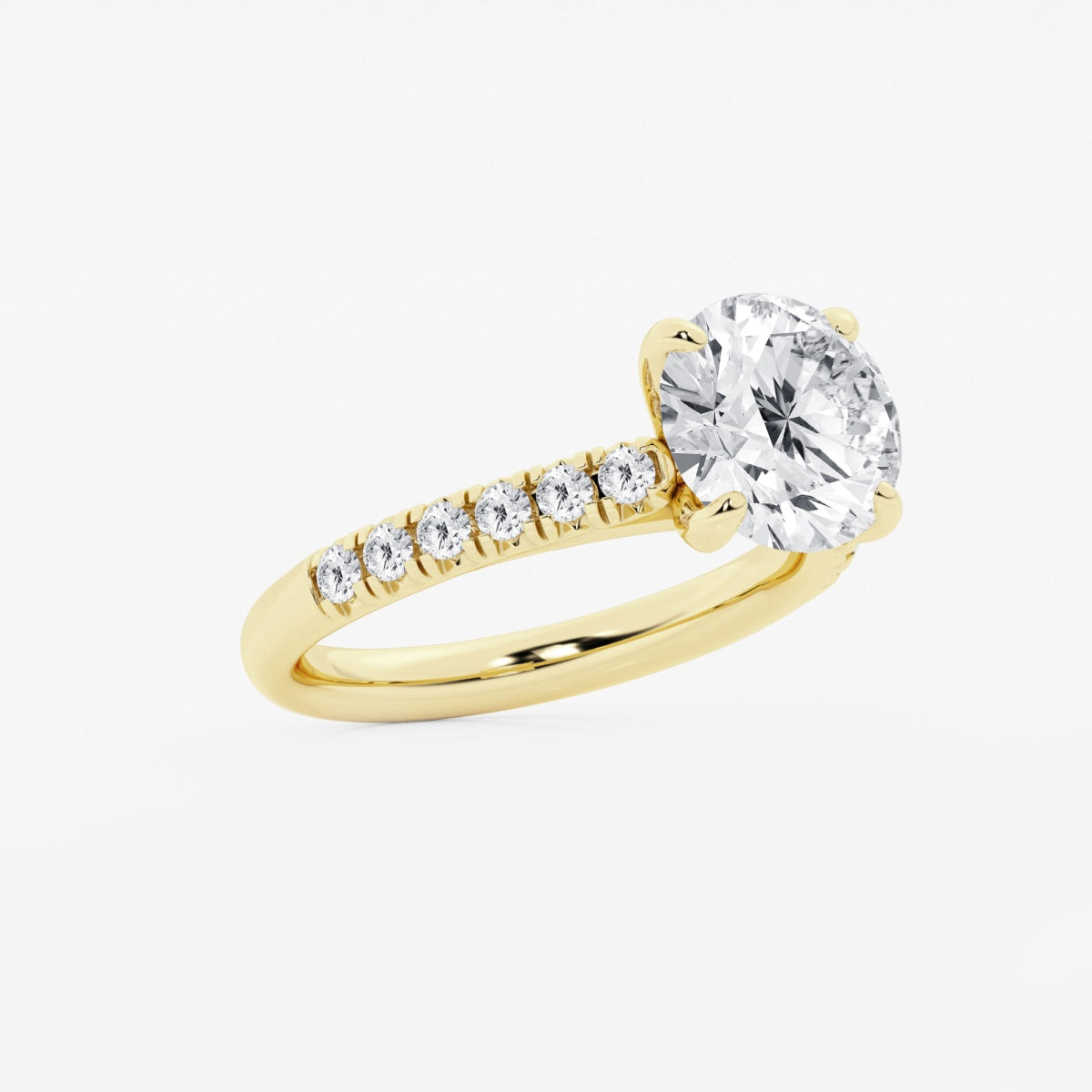 Estelle - French Pave Elegance Engagement Ring