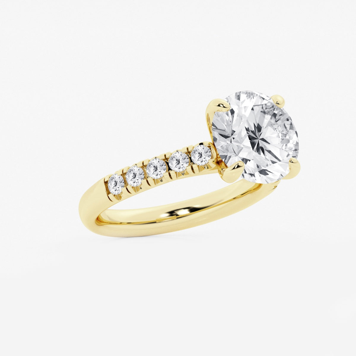 Estelle - French Pave Elegance Engagement Ring