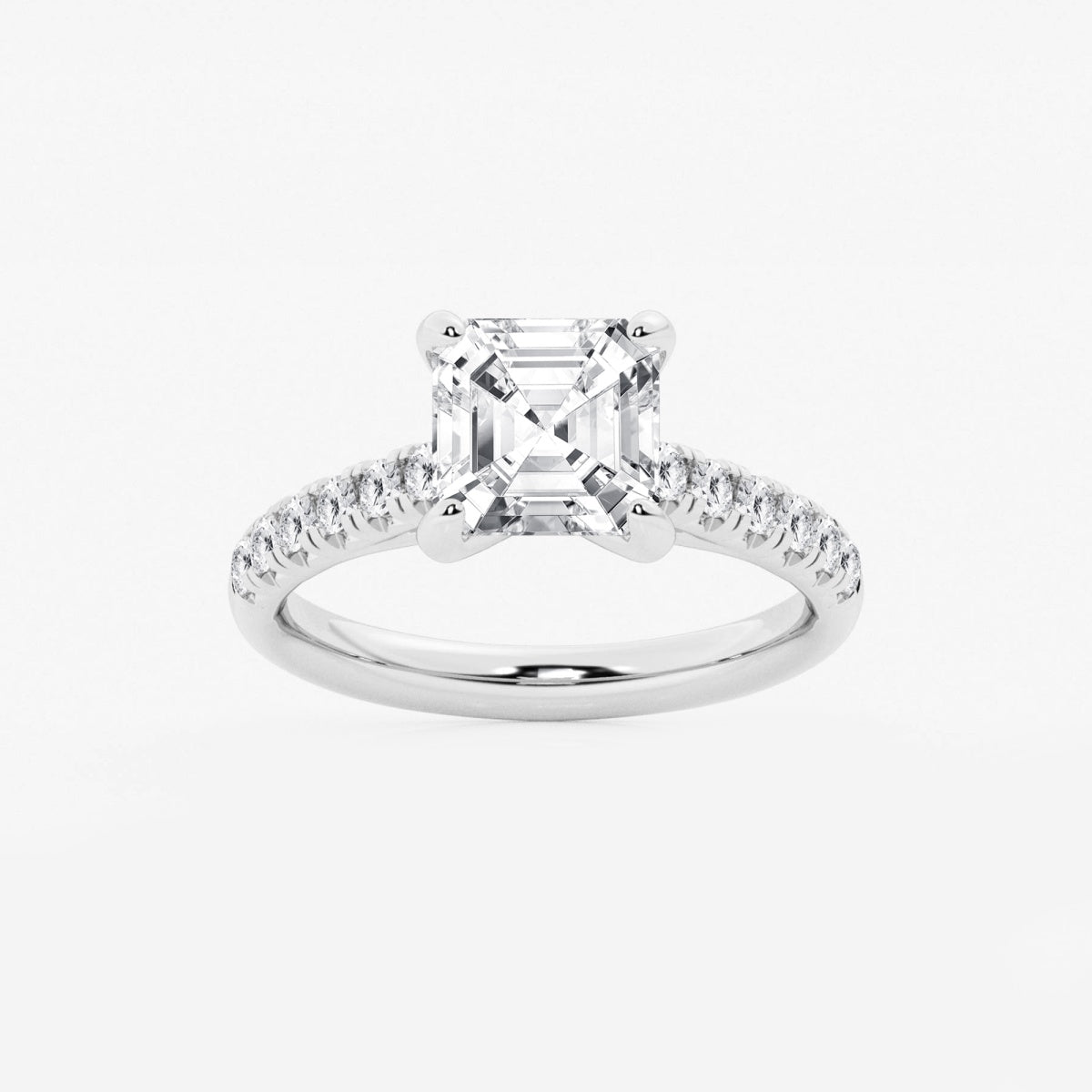 Estelle - French Pave Elegance Engagement Ring