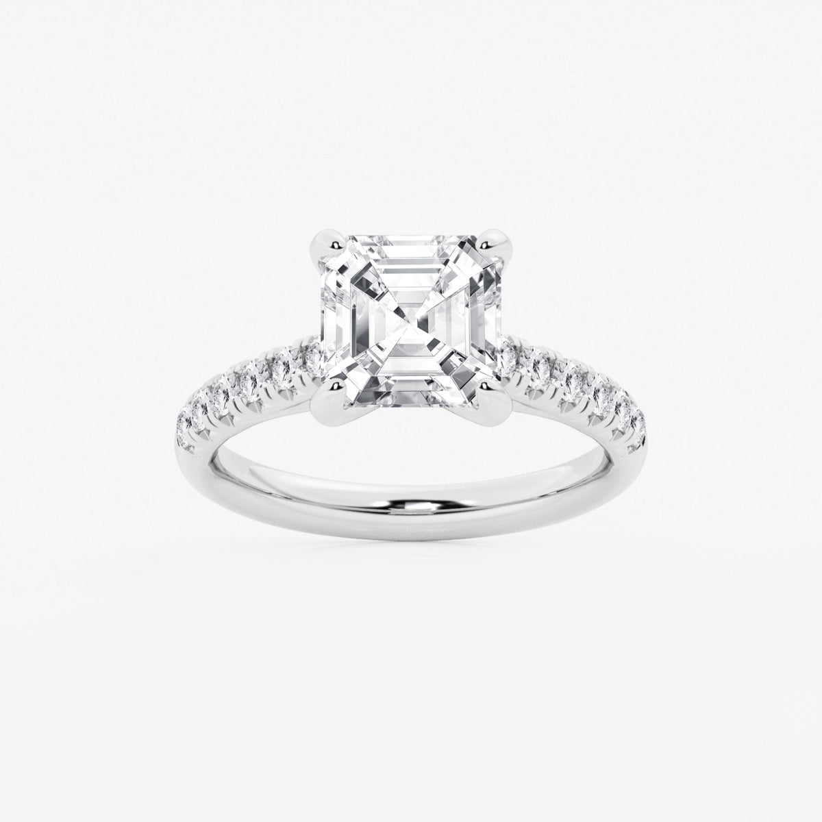 Estelle - French Pave Elegance Engagement Ring