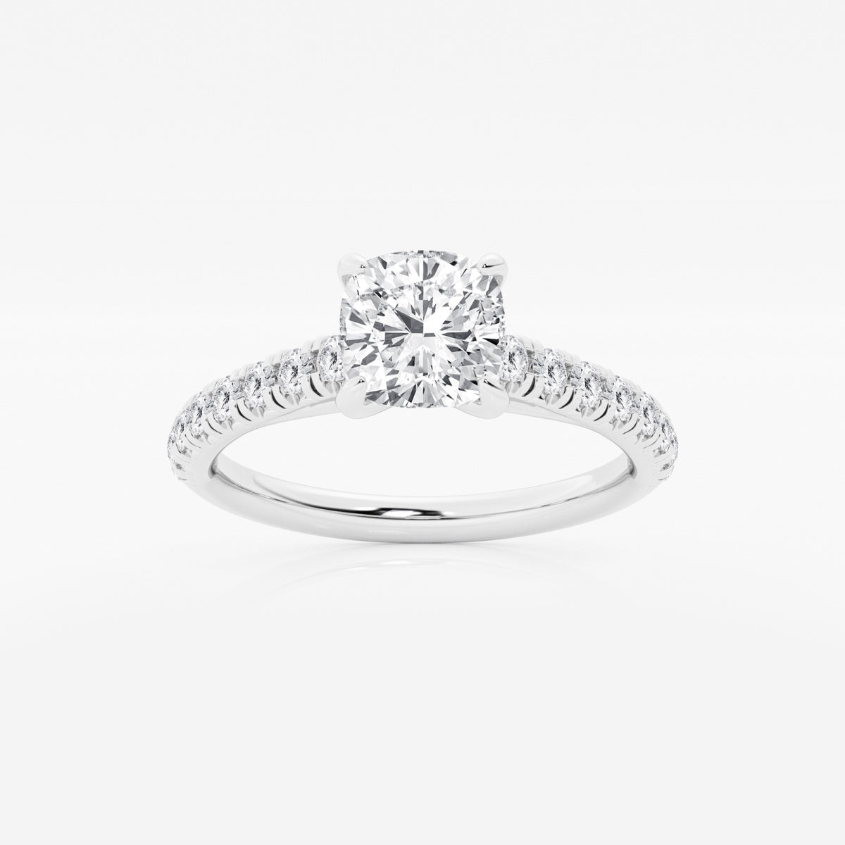 Estelle - French Pave Elegance Engagement Ring