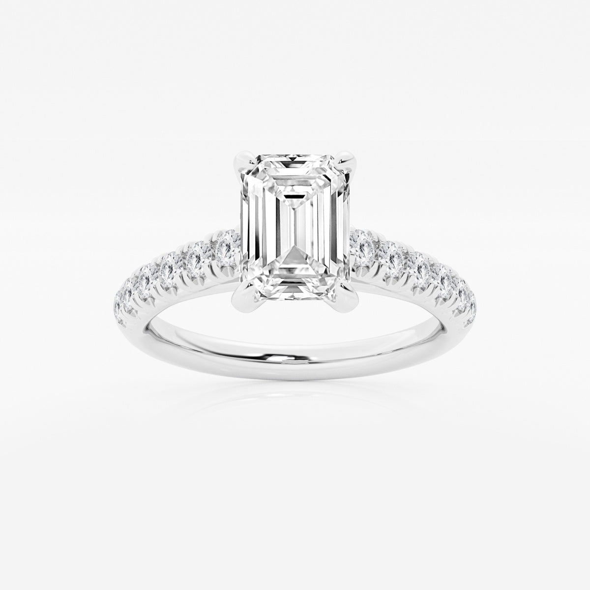 Estelle - French Pave Elegance Engagement Ring