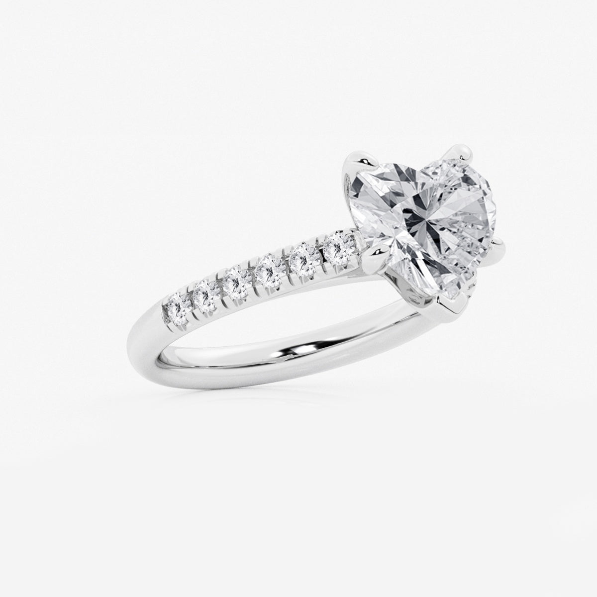 Estelle - French Pave Elegance Engagement Ring