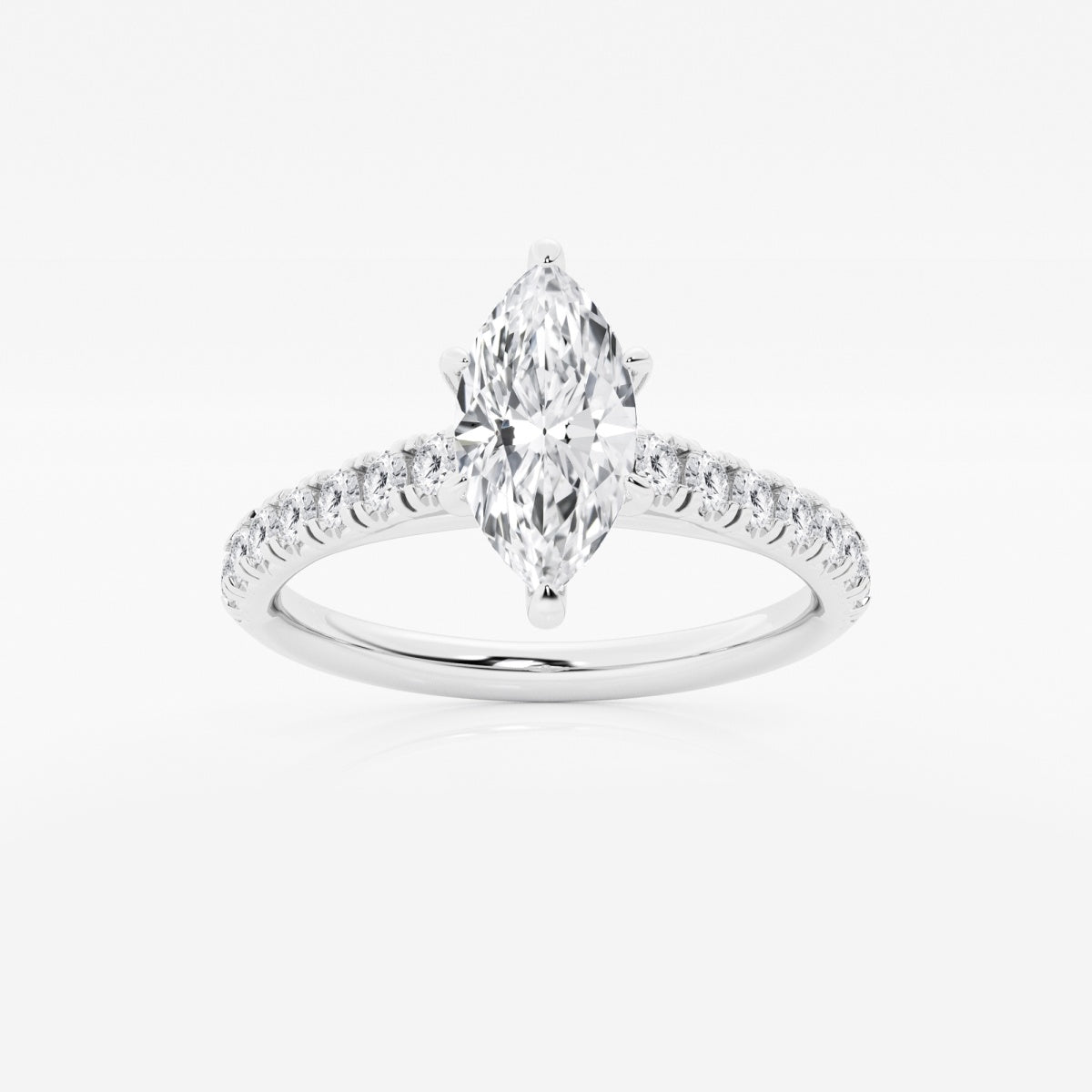 Estelle - French Pave Elegance Engagement Ring