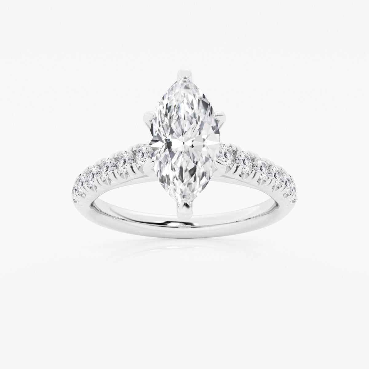 Estelle - French Pave Elegance Engagement Ring