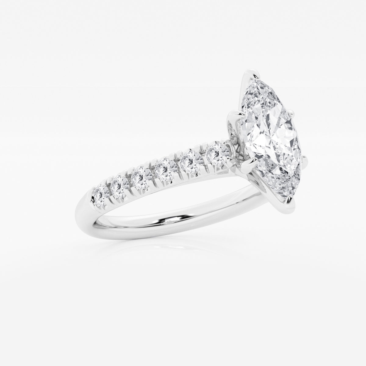 Estelle - French Pave Elegance Engagement Ring