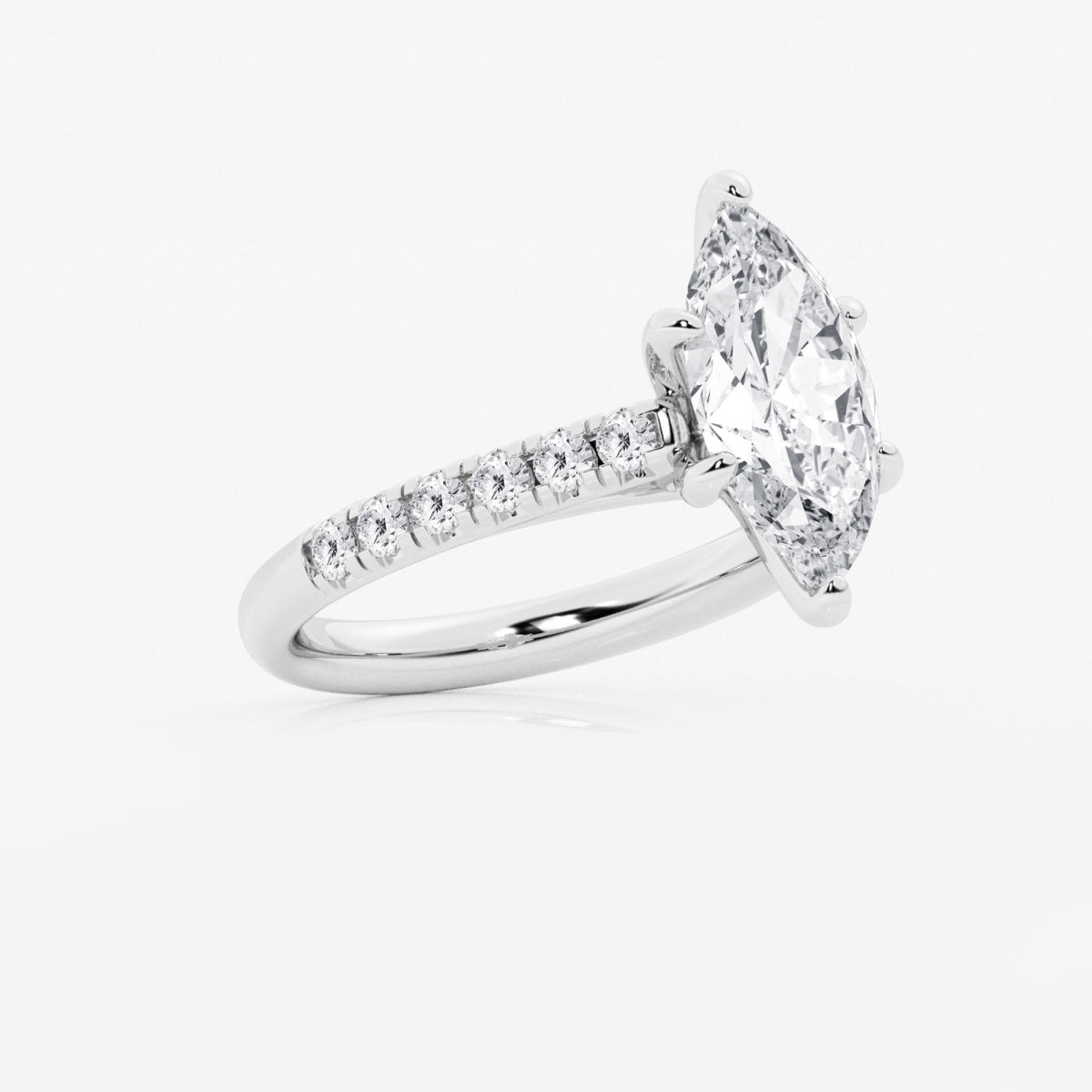 Estelle - French Pave Elegance Engagement Ring