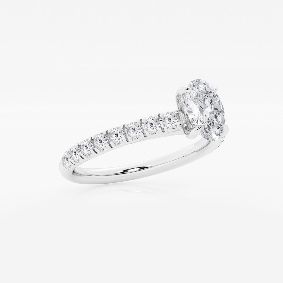 Estelle - French Pave Elegance Engagement Ring