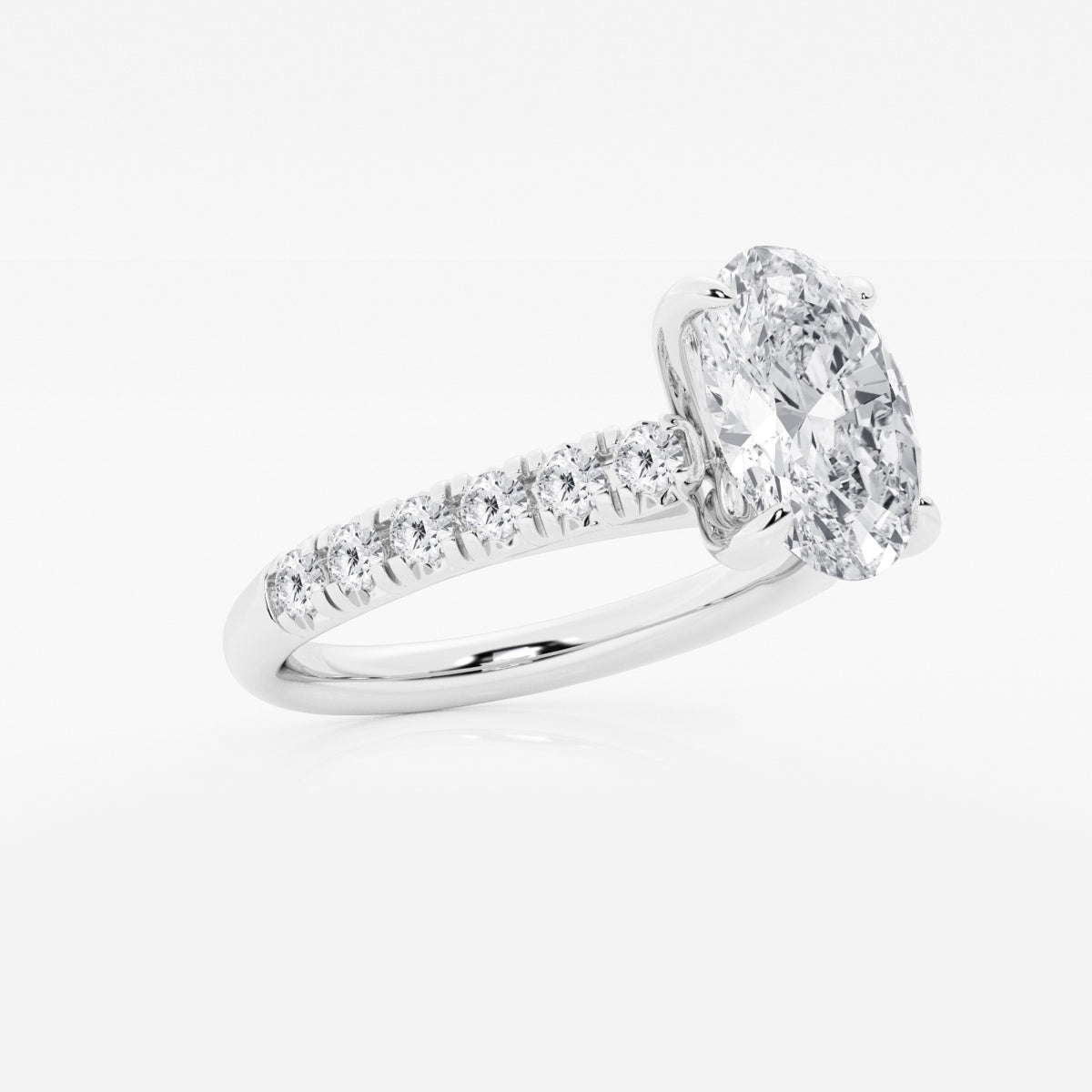 Estelle - French Pave Elegance Engagement Ring