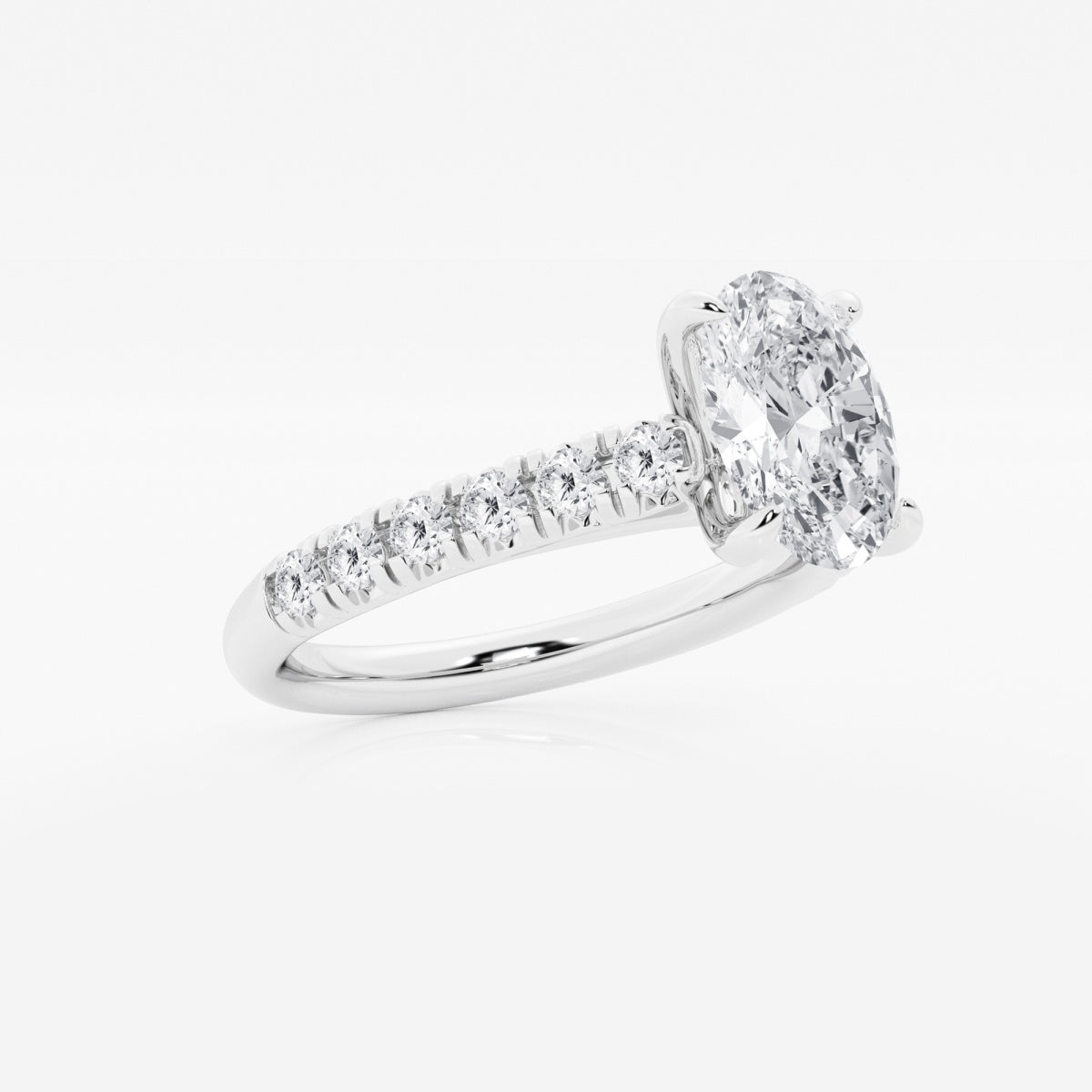 Estelle - French Pave Elegance Engagement Ring