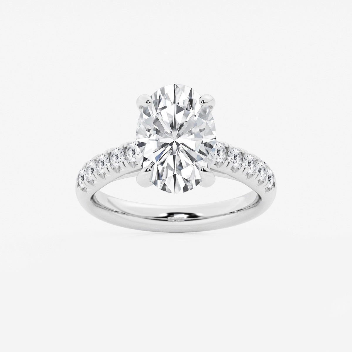 Estelle - French Pave Elegance Engagement Ring