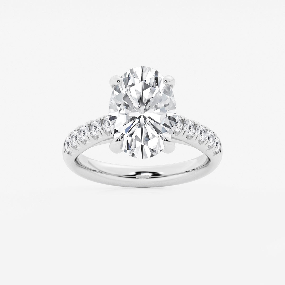 Estelle - French Pave Elegance Engagement Ring