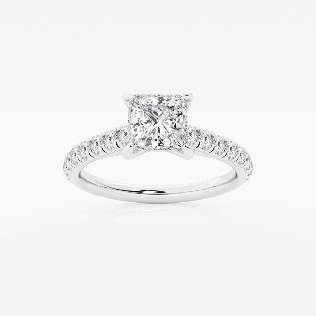 Estelle - French Pave Elegance Engagement Ring