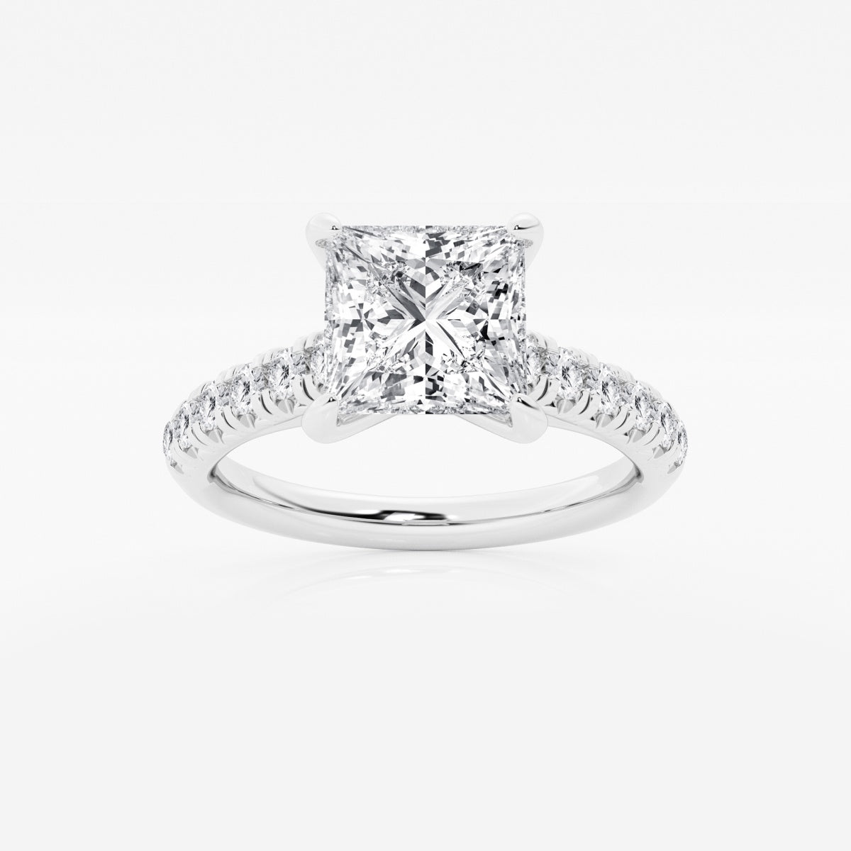 Estelle - French Pave Elegance Engagement Ring