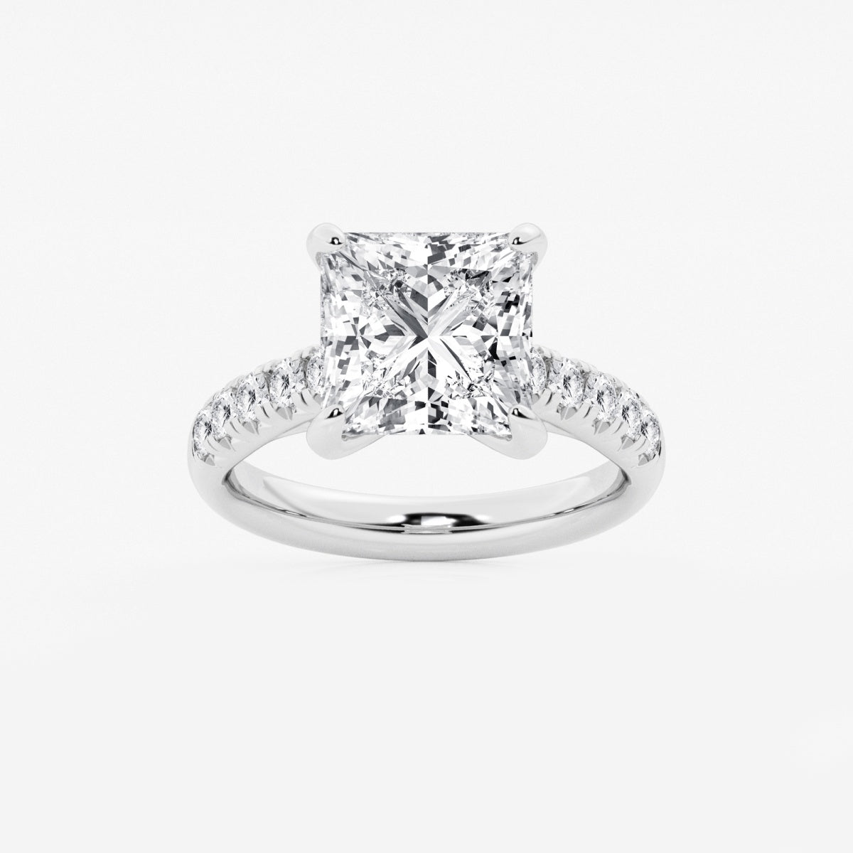 Estelle - French Pave Elegance Engagement Ring