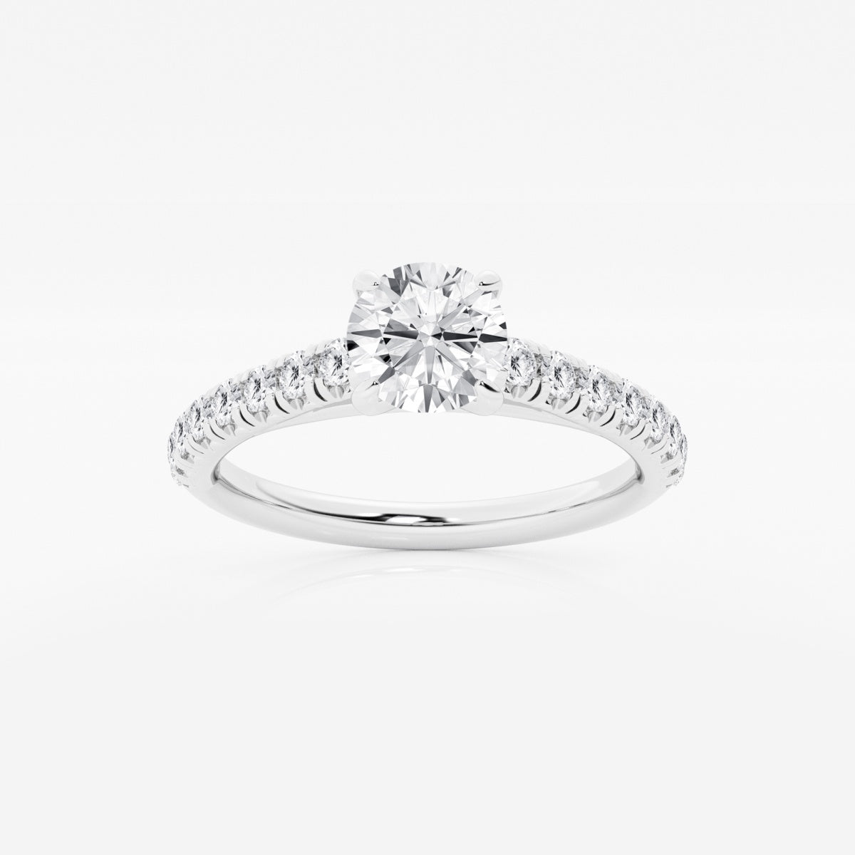 Estelle - French Pave Elegance Engagement Ring