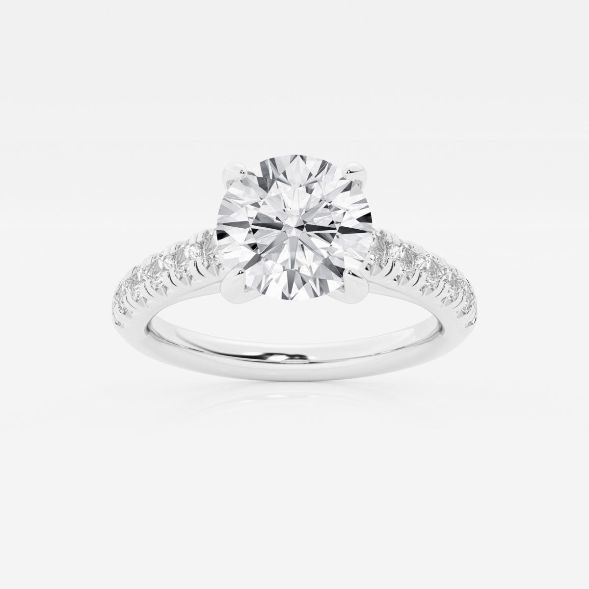 Estelle - French Pave Elegance Engagement Ring