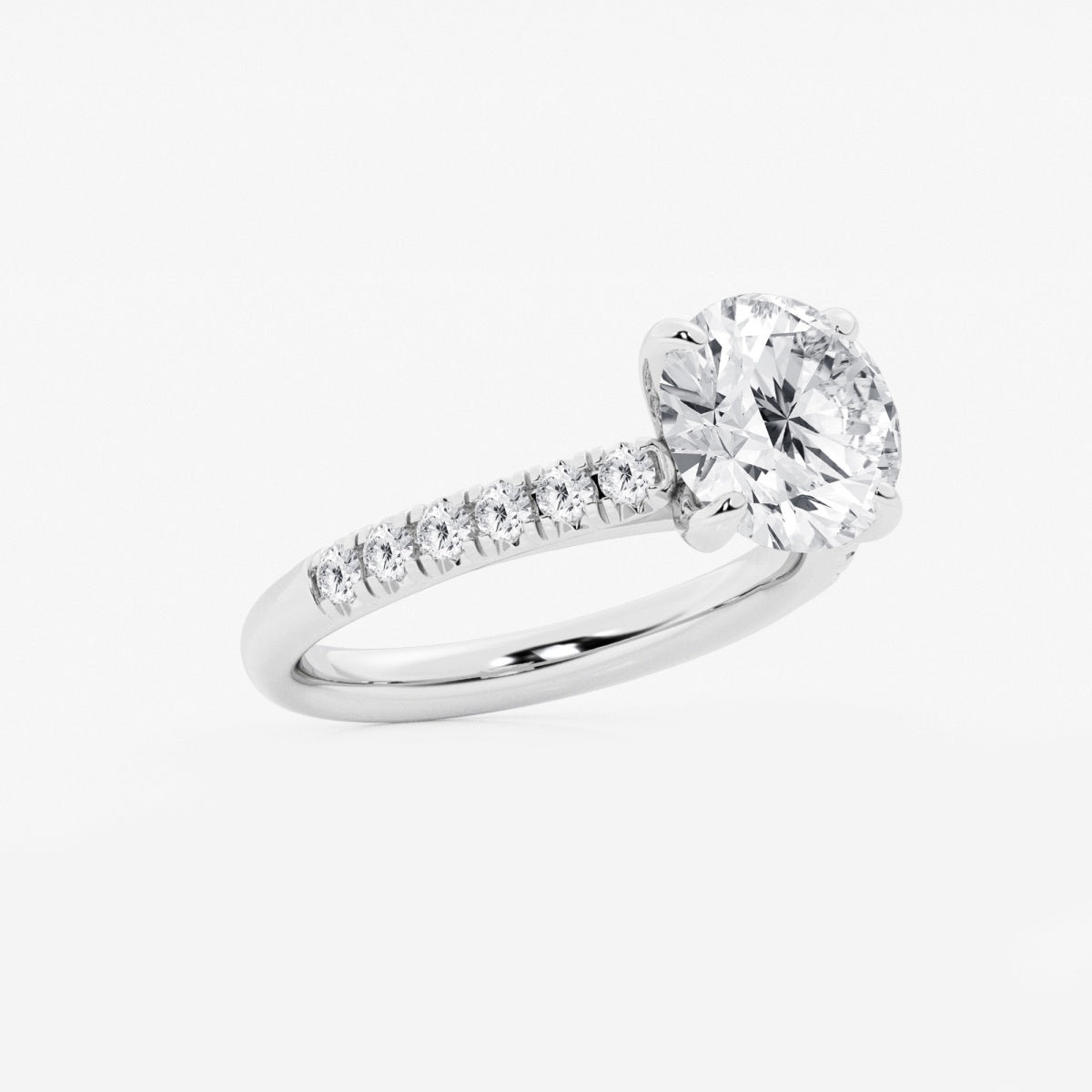 Estelle - French Pave Elegance Engagement Ring