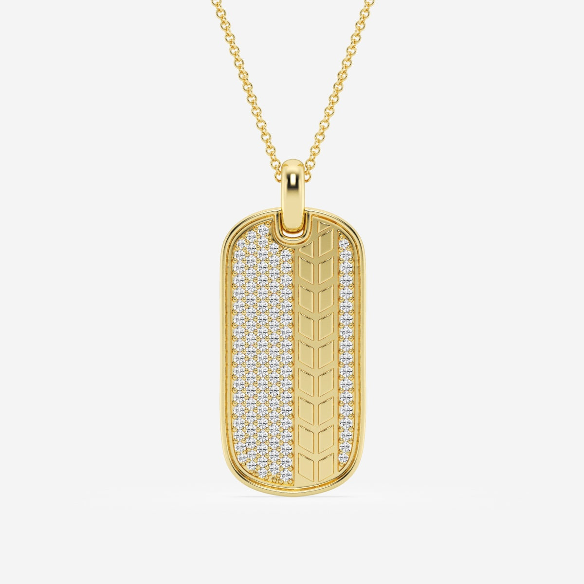 Ethan - Bold Dog Tag Pendant Necklaces