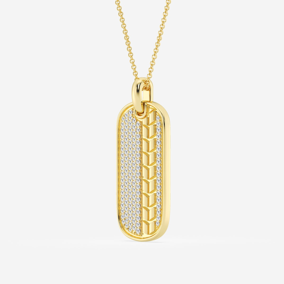 Ethan - Bold Dog Tag Pendant Necklaces