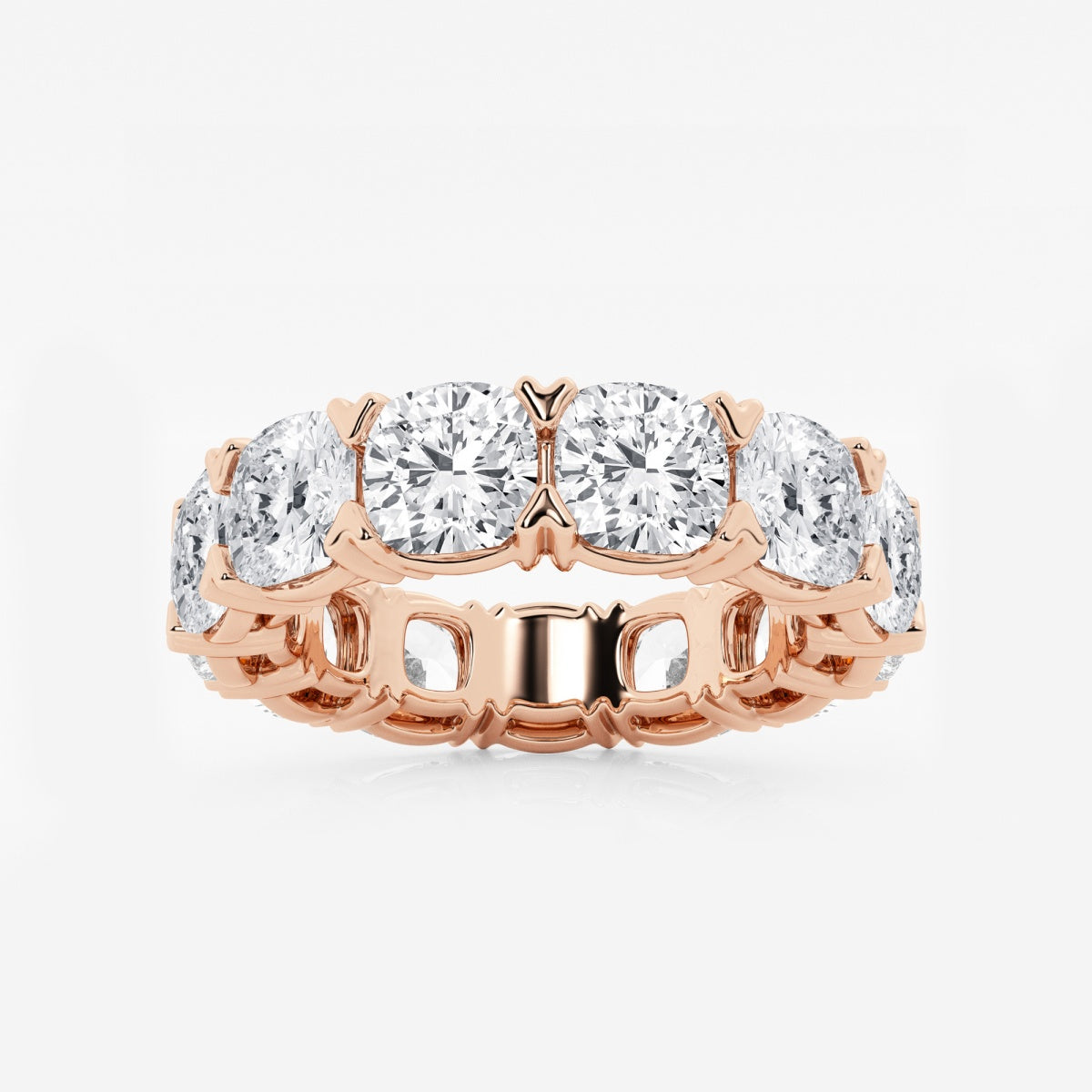 Evangeline - Bold V-Prong Design Wedding Ring