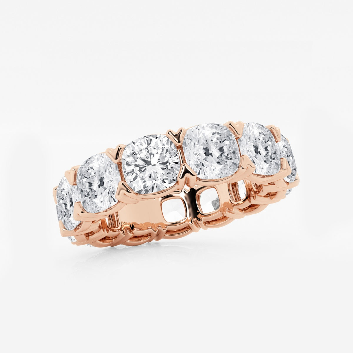 Evangeline - Bold V-Prong Design Wedding Ring