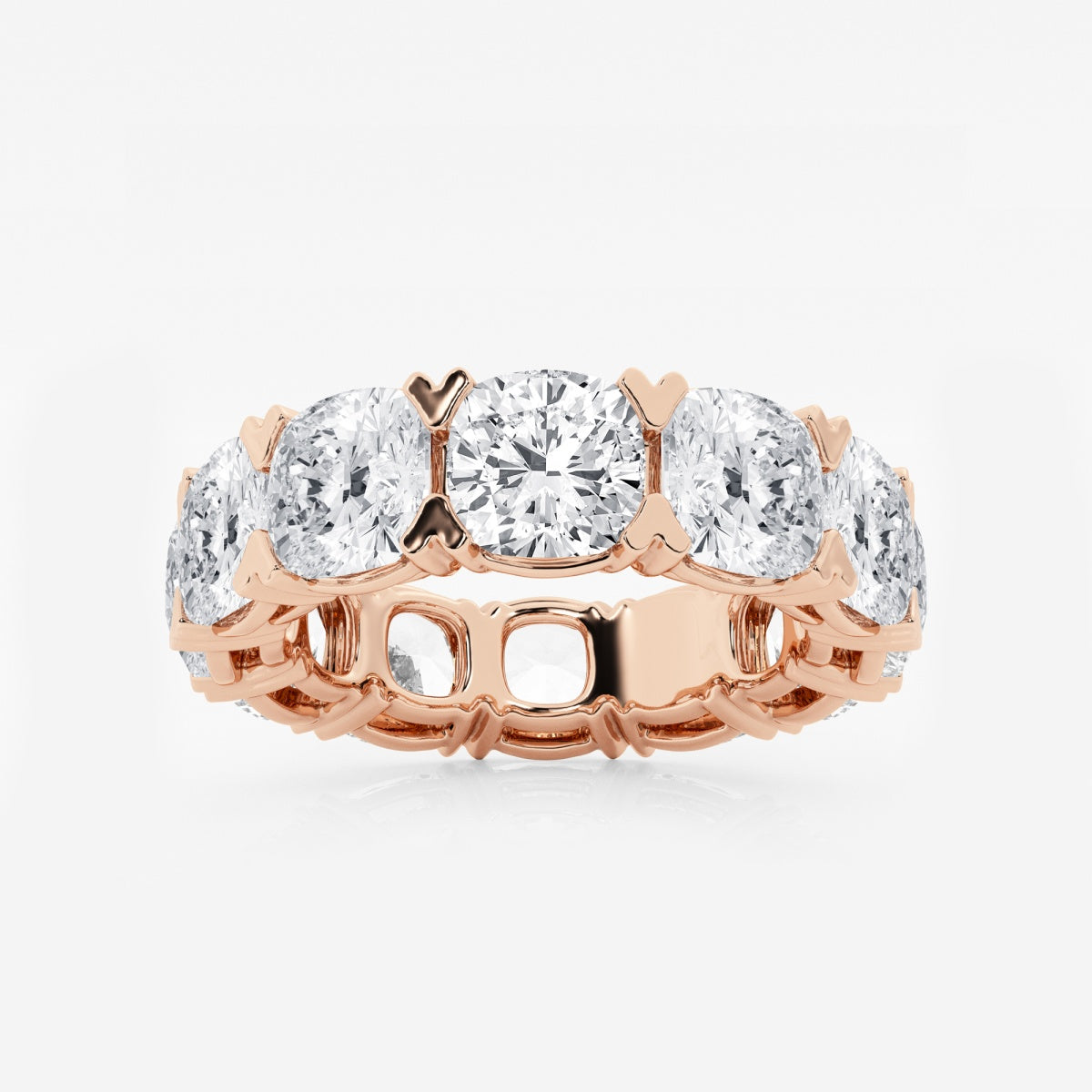 Evangeline - Bold V-Prong Design Wedding Ring