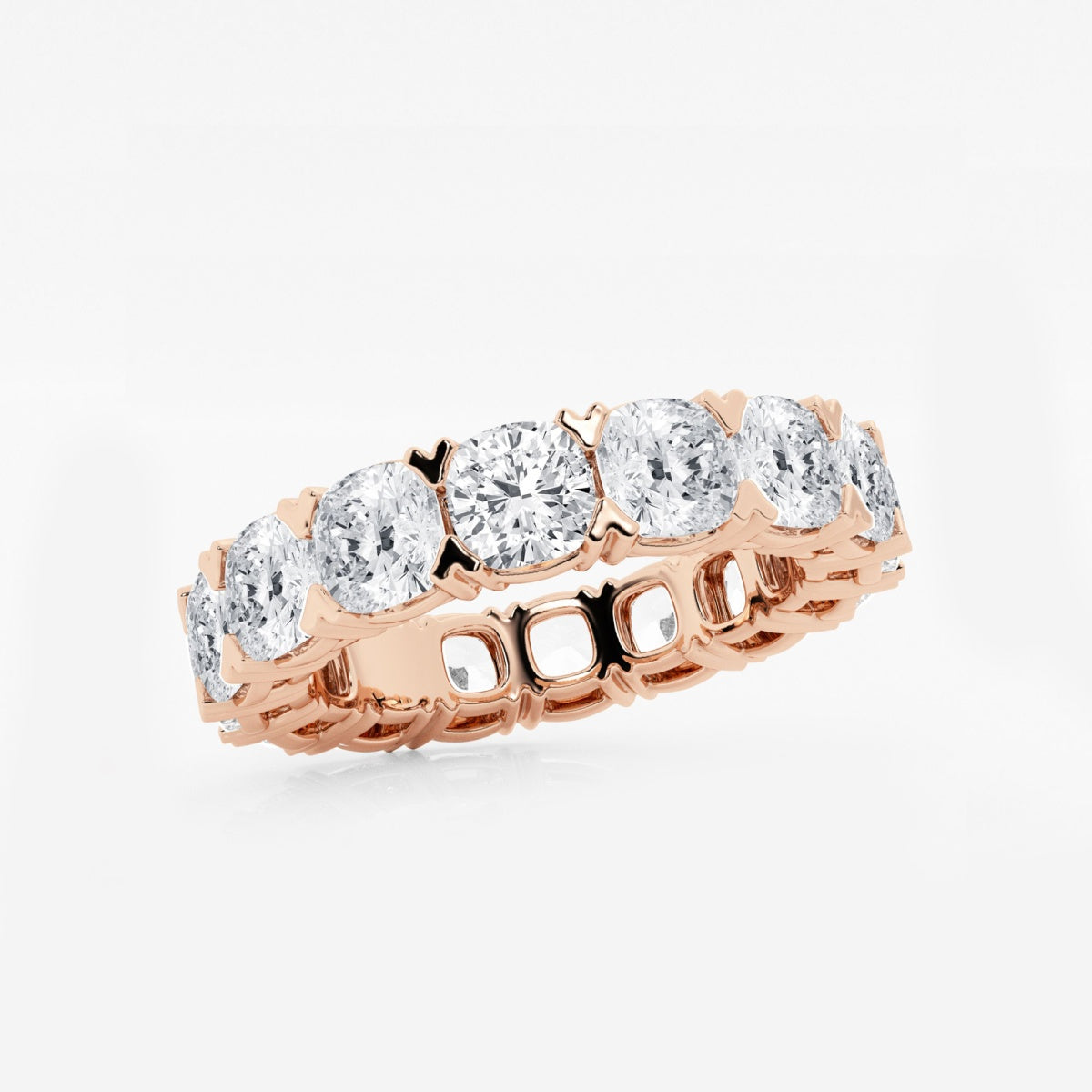 Evangeline - Bold V-Prong Design Wedding Ring