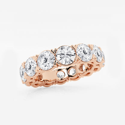 Evangeline - Bold V-Prong Design Wedding Ring