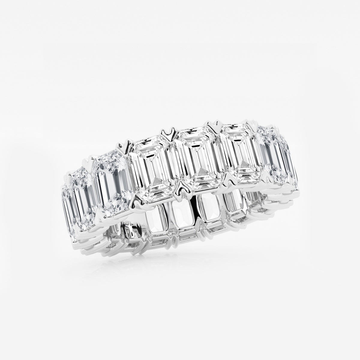 Evangeline - Bold V-Prong Design Wedding Ring