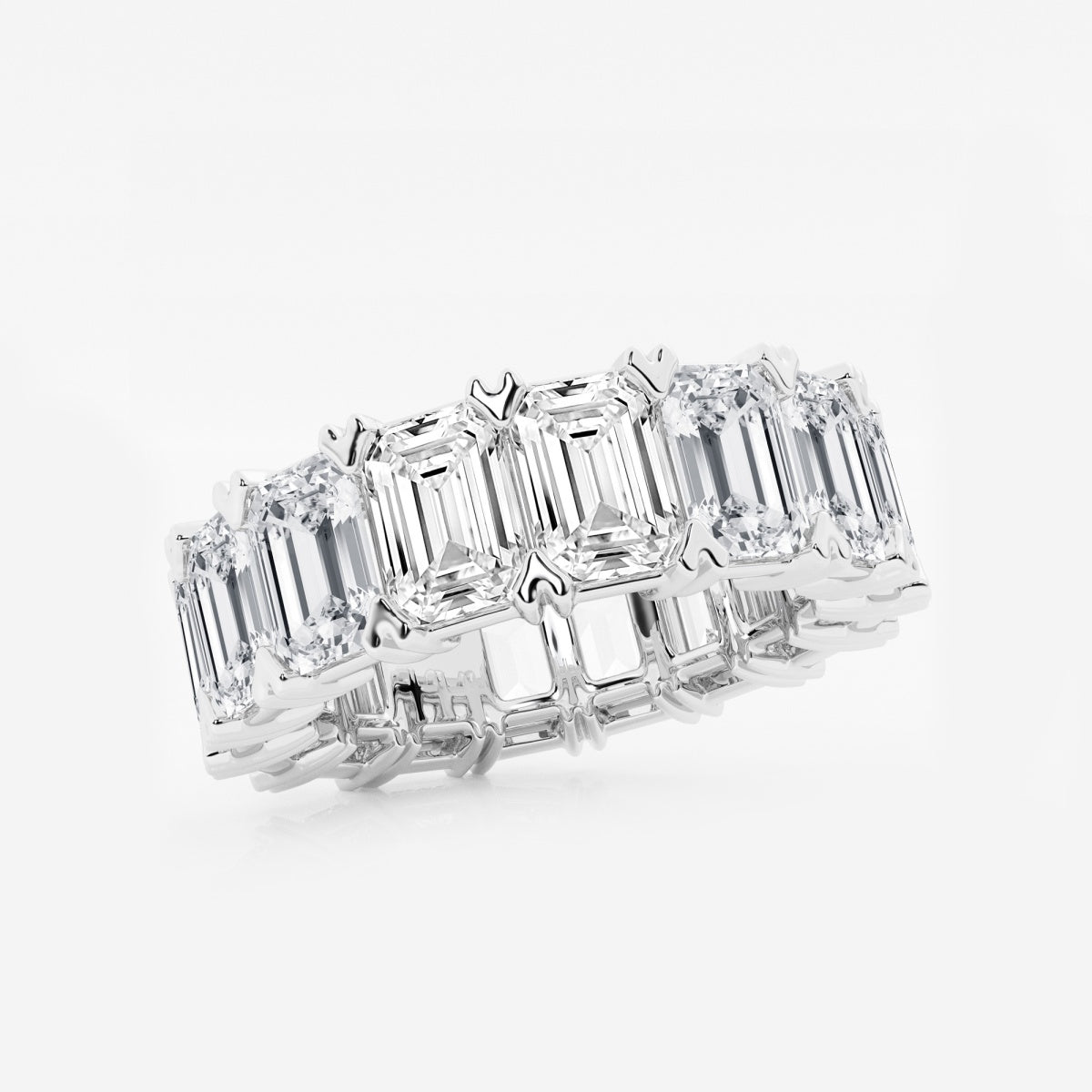 Evangeline - Bold V-Prong Design Wedding Ring