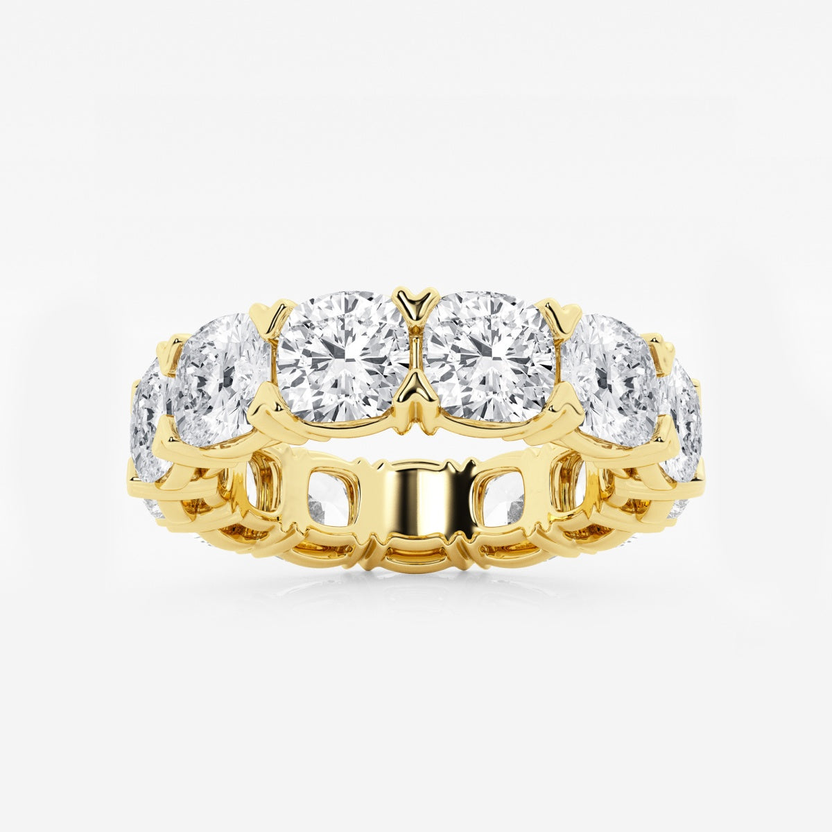 Evangeline - Bold V-Prong Design Wedding Ring