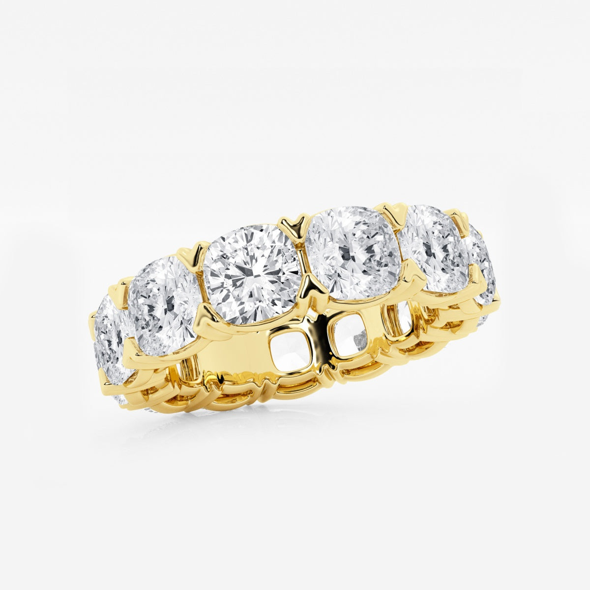 Evangeline - Bold V-Prong Design Wedding Ring