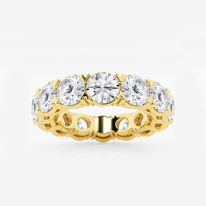 Evangeline - Bold V-Prong Design Wedding Ring