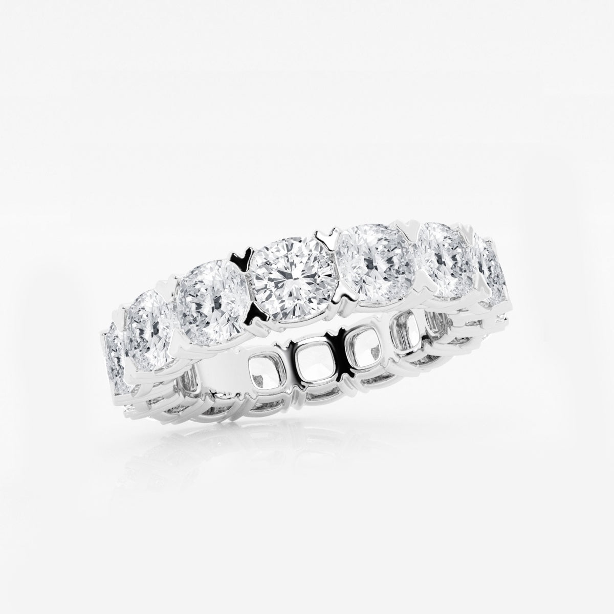 Evangeline - Bold V-Prong Design Wedding Ring