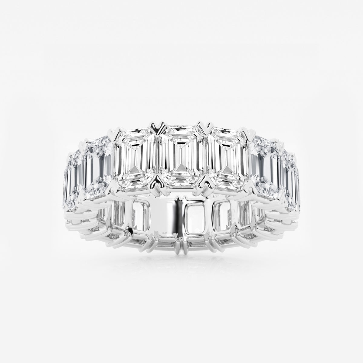 Evangeline - Bold V-Prong Design Wedding Ring