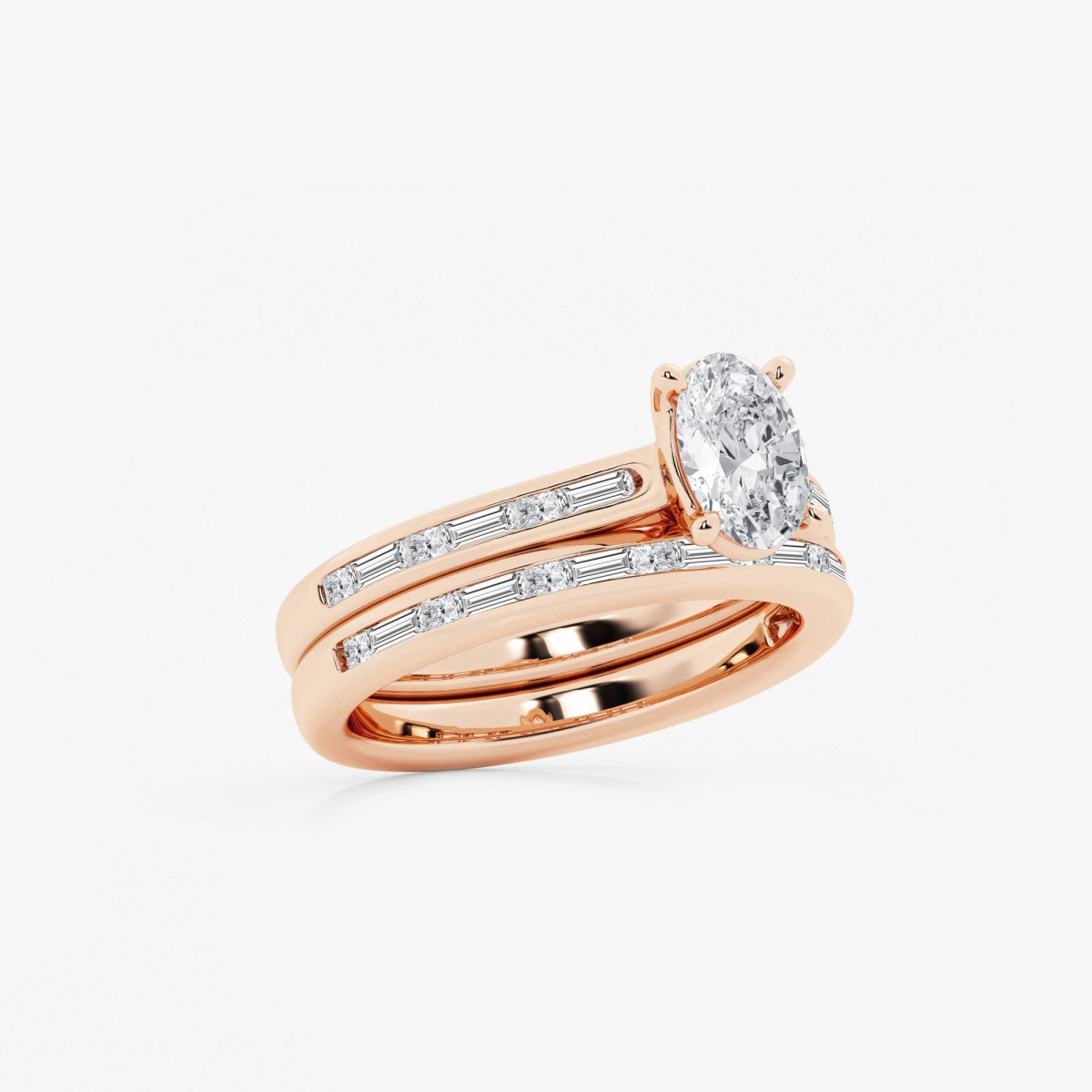 Evangeline - Intricate Side Accents Engagement Ring
