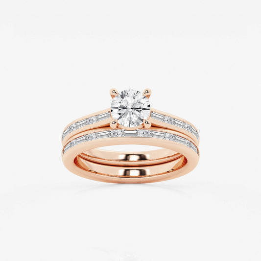 Evangeline - Intricate Side Accents Engagement Ring