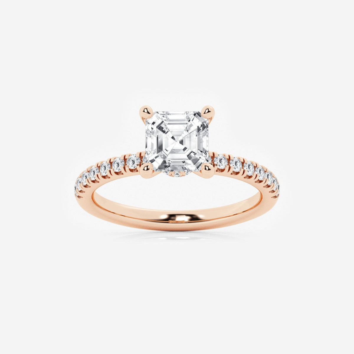 Everly - Hidden Halo Elegance Engagement Ring