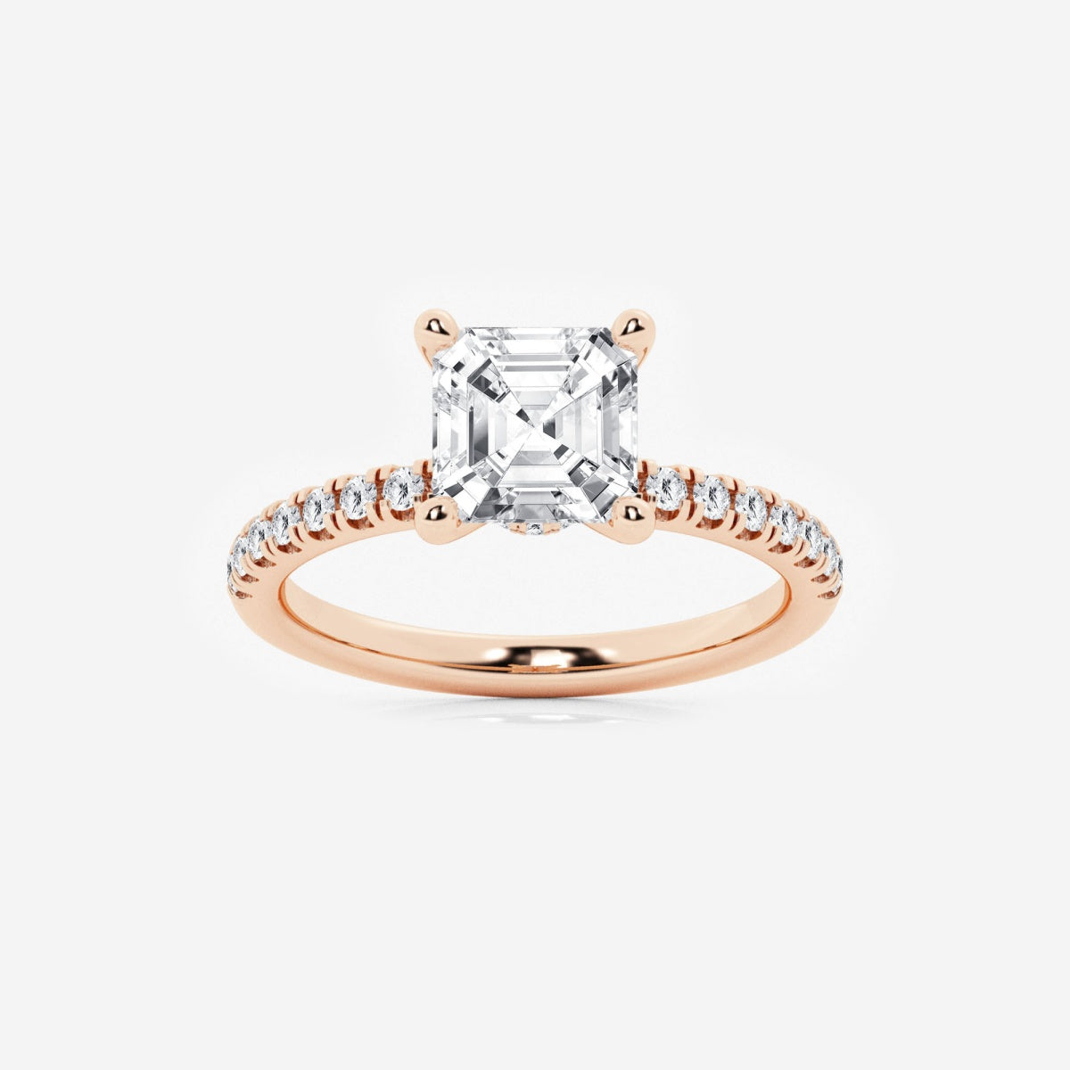 Everly - Hidden Halo Elegance Engagement Ring