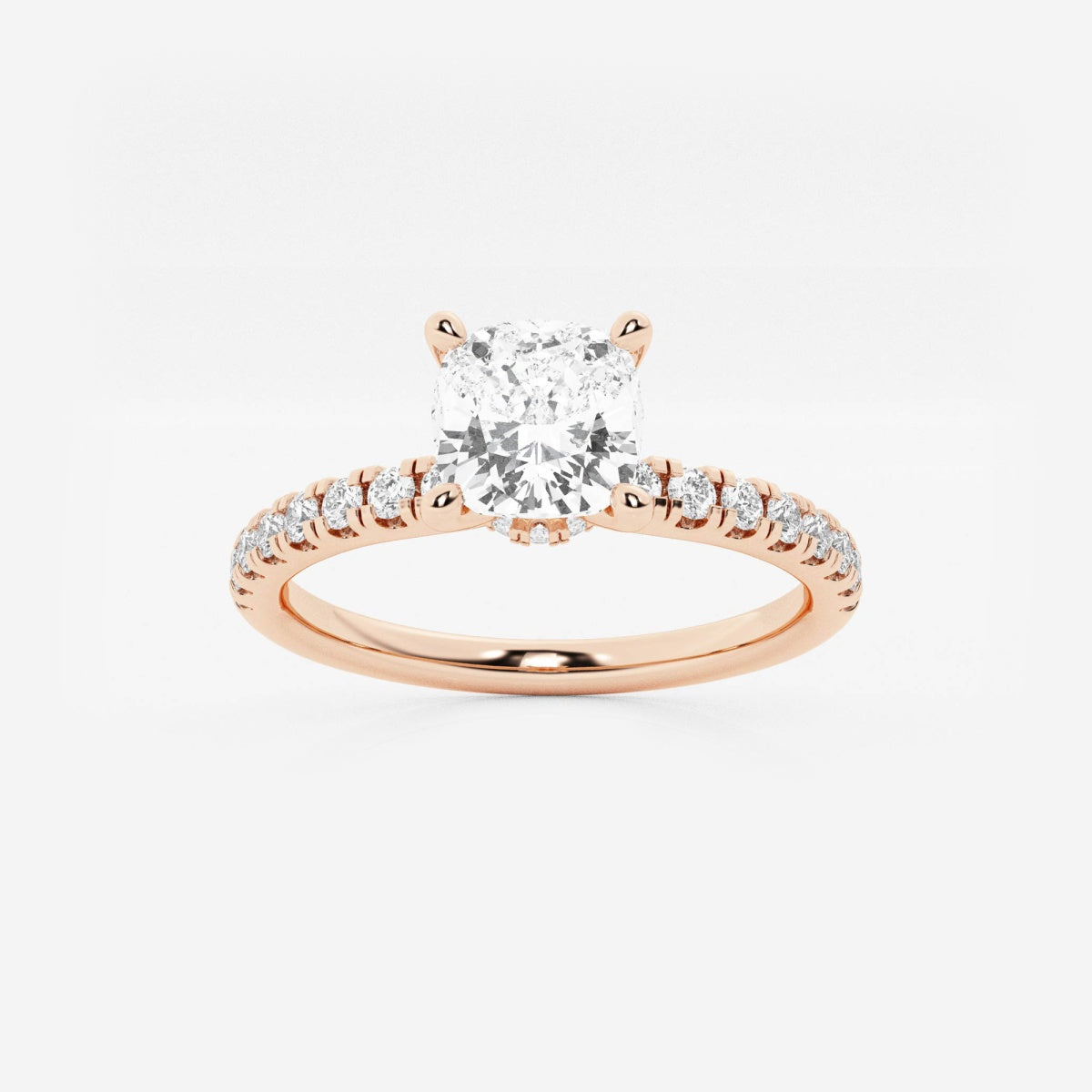 Everly - Hidden Halo Elegance Engagement Ring