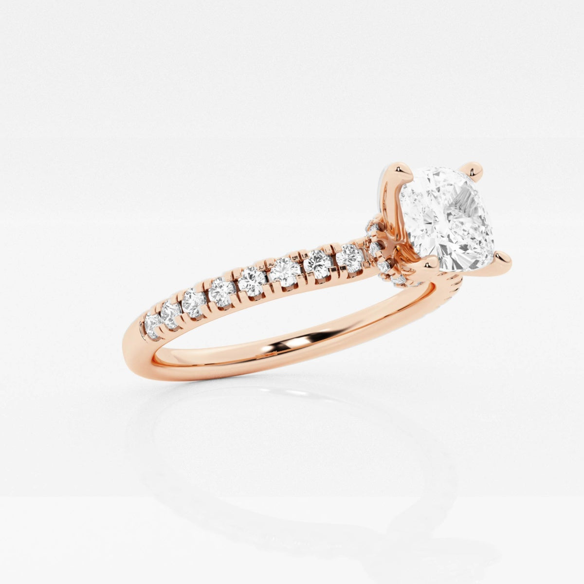 Everly - Hidden Halo Elegance Engagement Ring