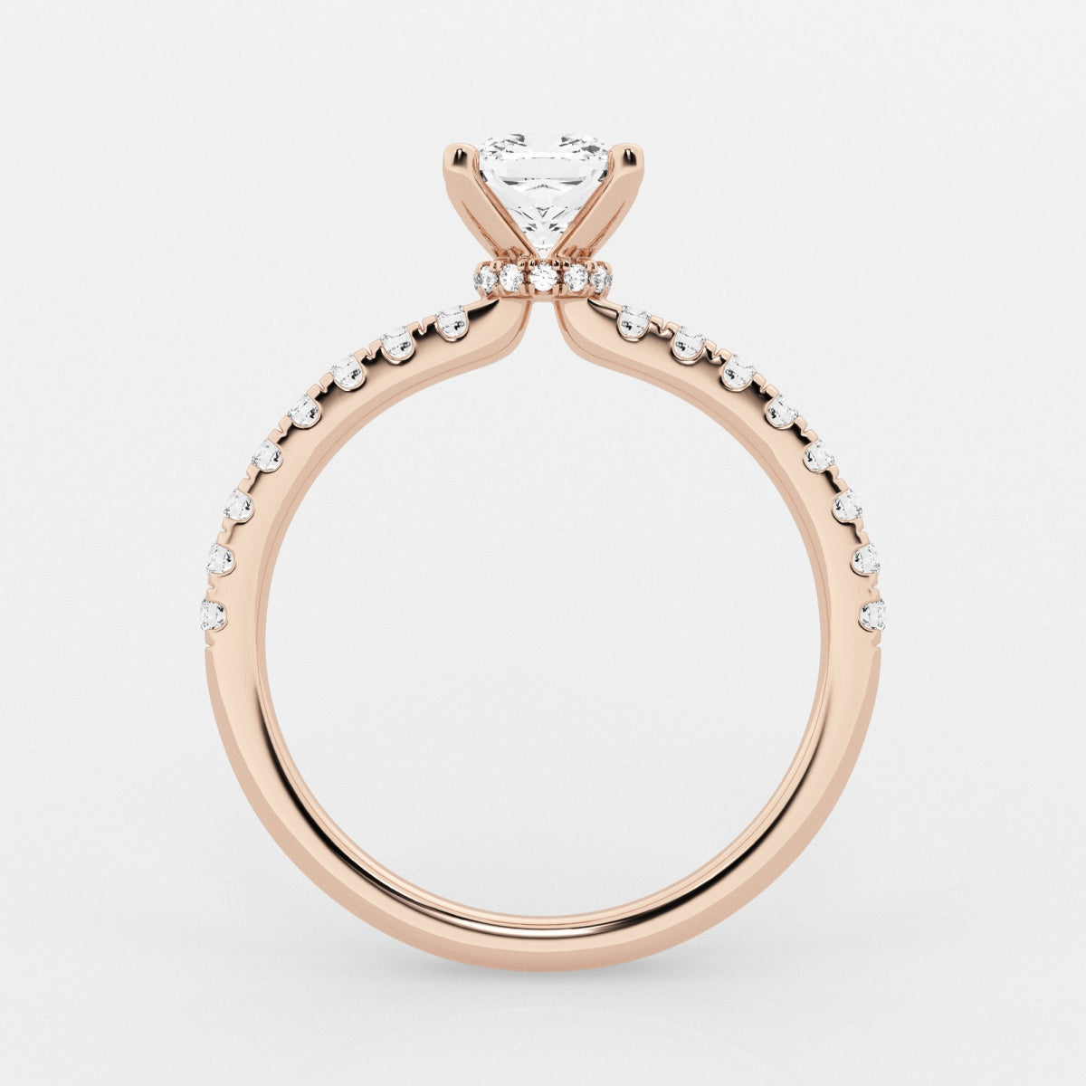 Everly - Hidden Halo Elegance Engagement Ring