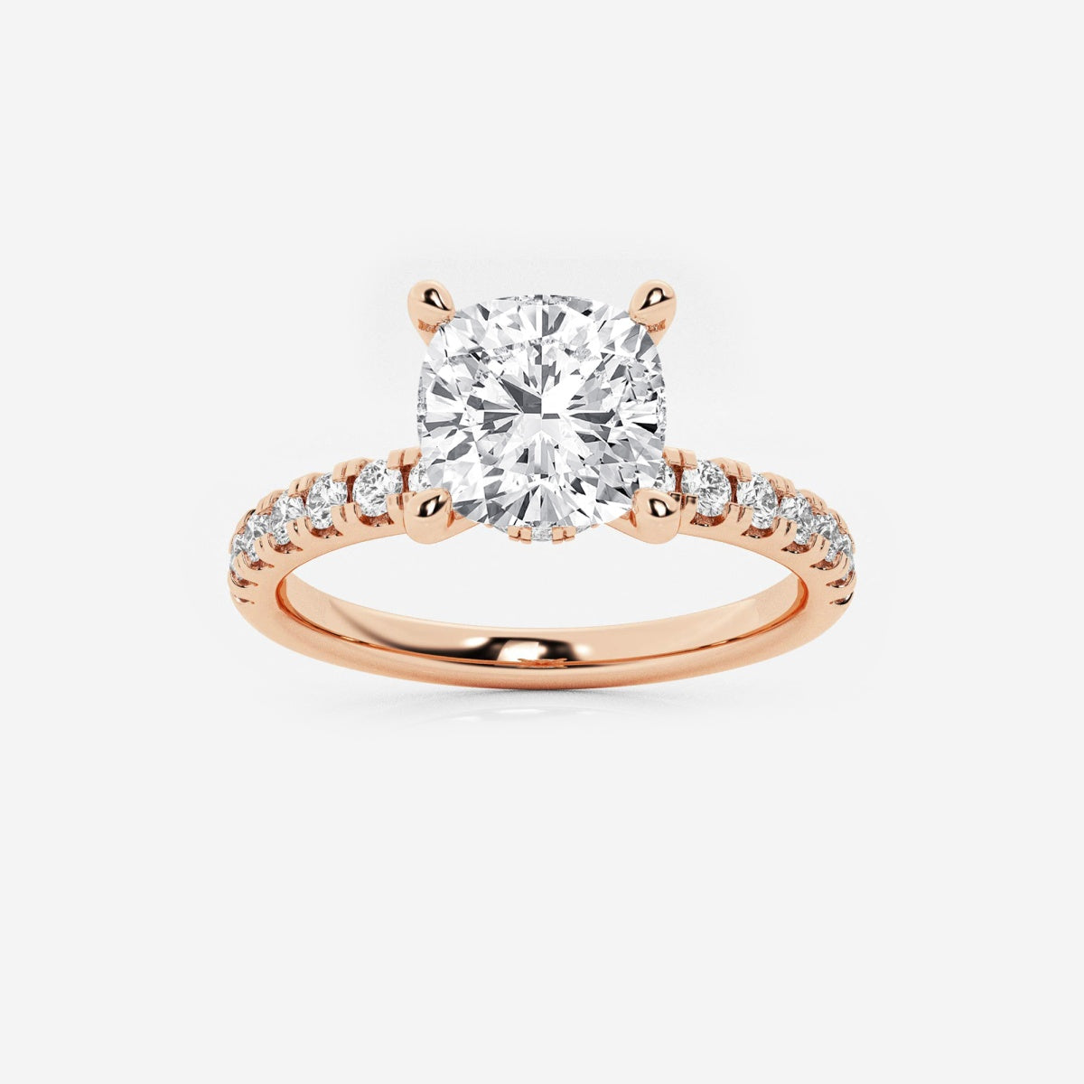 Everly - Hidden Halo Elegance Engagement Ring